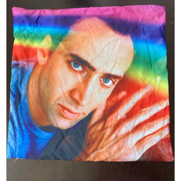 Hilarious Nicholas Cage pillow cover - Picture 1 of 1